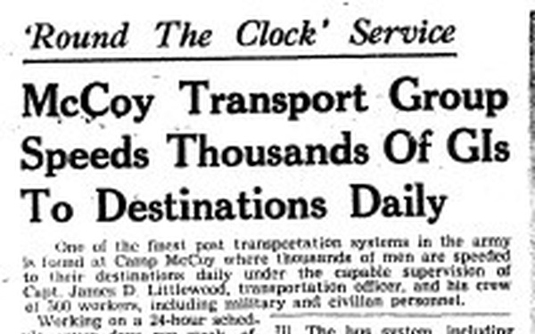 This Month in Fort McCoy History — January