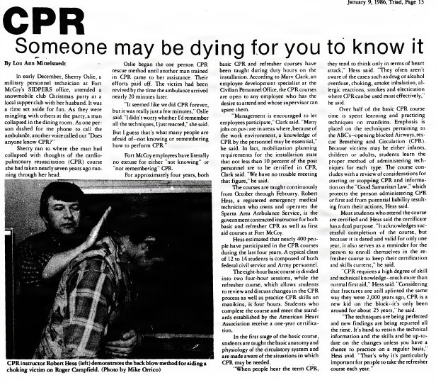 This Month in Fort McCoy History — January