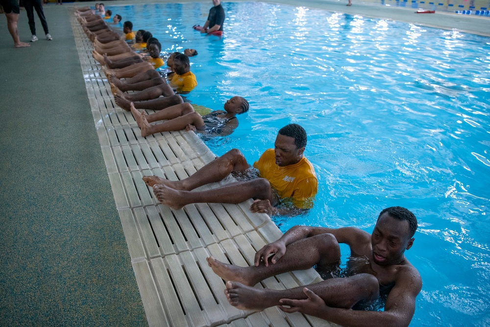 Water Survival Training at RTC