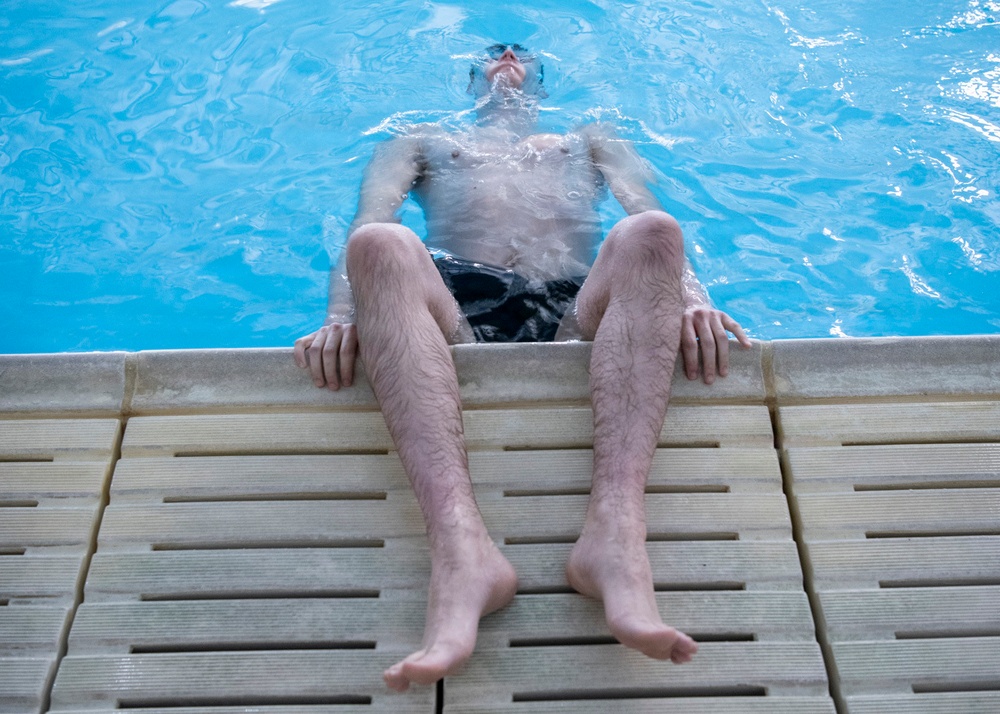 Water survival training at RTC