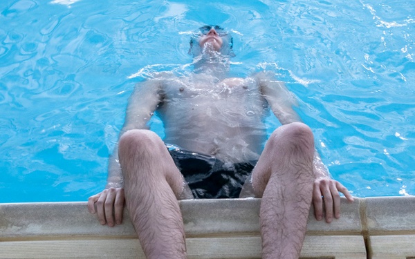 Water survival training at RTC