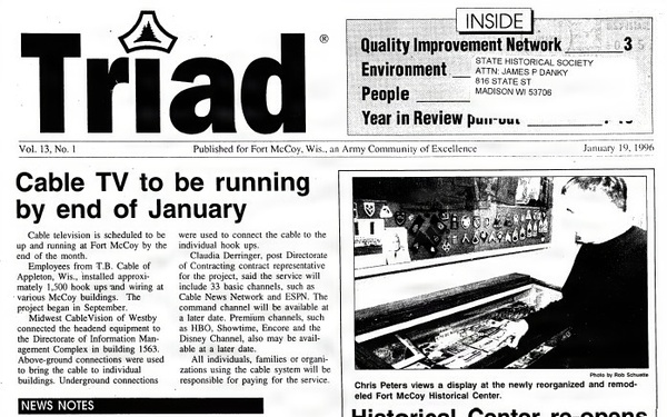 This Month in Fort McCoy History — January