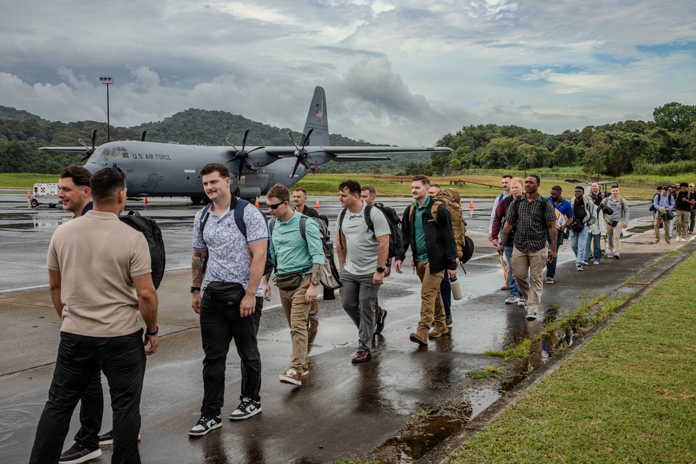 U.S. Air Force 824th Base Defense Squadron arrives in Panama