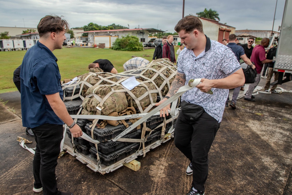 U.S. Air Force 824th Base Defense Squadron arrives in Panama