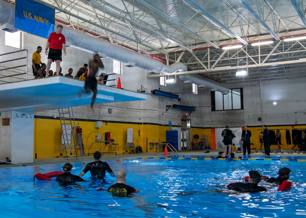 Water survival training at RTC