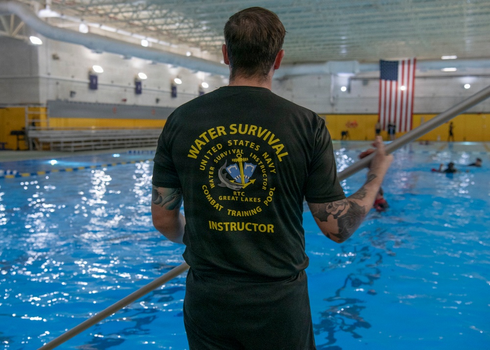 Water survival training at RTC