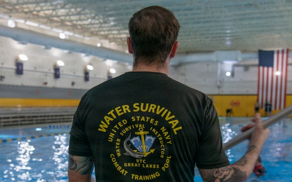 Water survival training at RTC