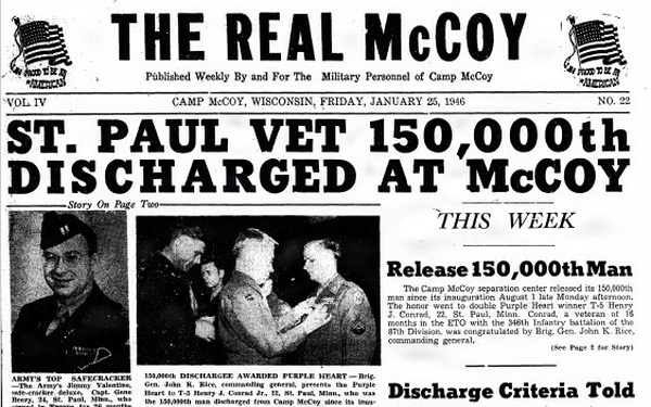 This Month in Fort McCoy History — January