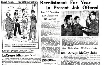 This Month in Fort McCoy History — January