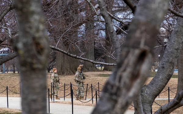 Mississippi and D.C. National Guard Soldiers Conduct Patrols in Washington, D.C.