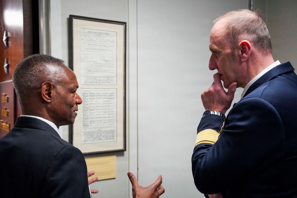 German naval academy leader visits U.S. Naval War College