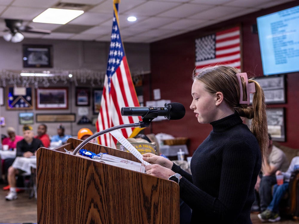 Fort Knox sophomore finds patriotism in gratitude, places fifth in state-level VFW essay contest