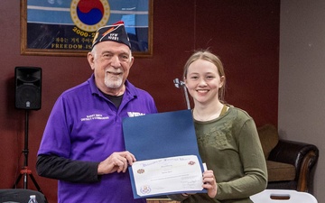 Fort Knox sophomore finds patriotism in gratitude, places fifth in state-level VFW essay contest