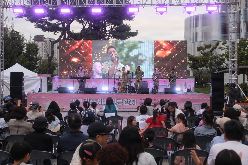 Eighth Army Rock Band Performs at Gimpo City Global Festival