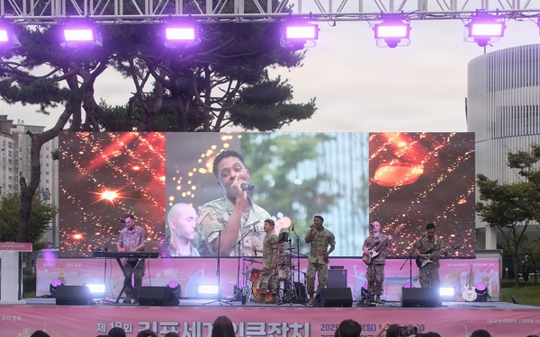 Eighth Army Rock Band Performs at Gimpo City Global Festival