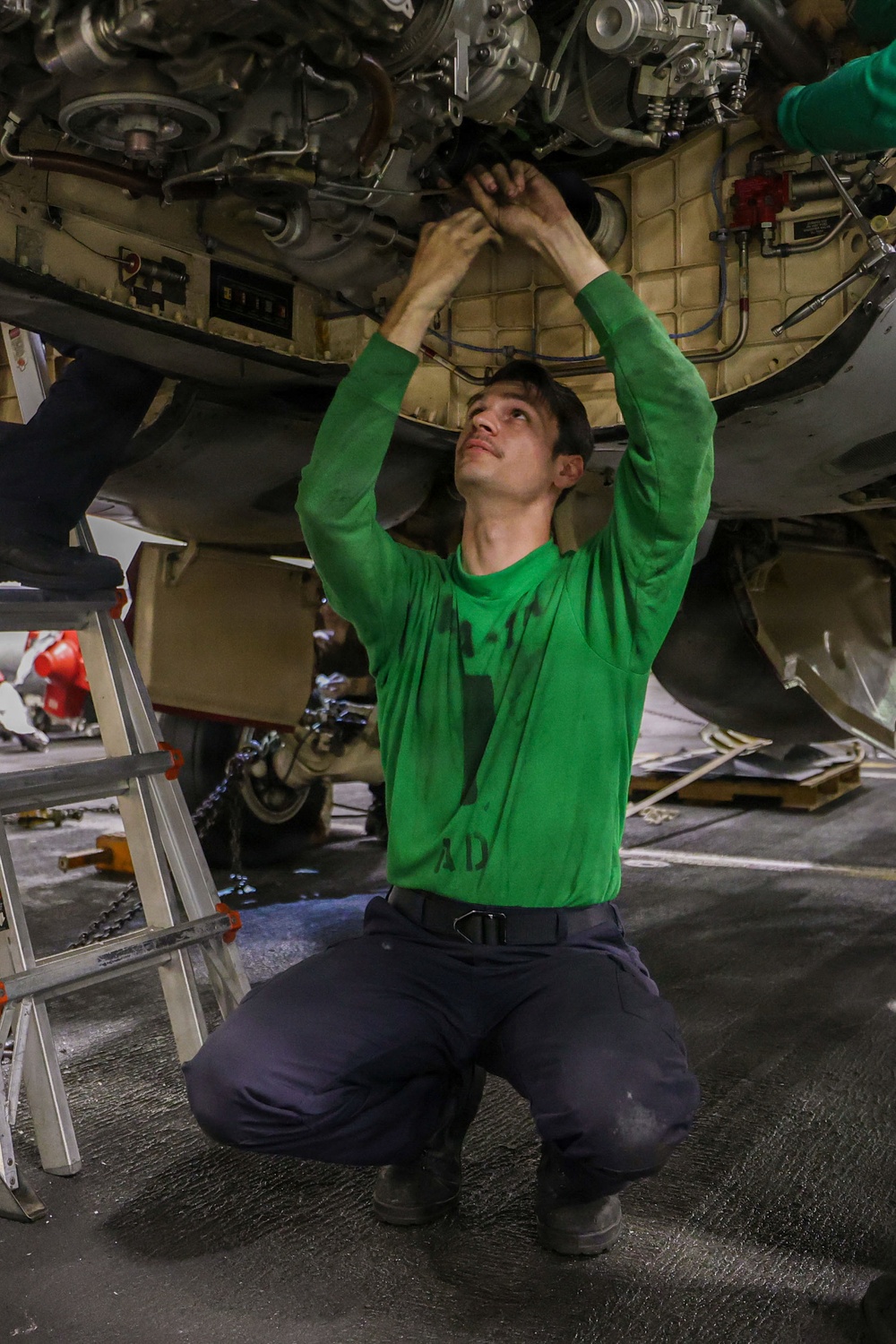 Abraham Lincoln conducts routine operations