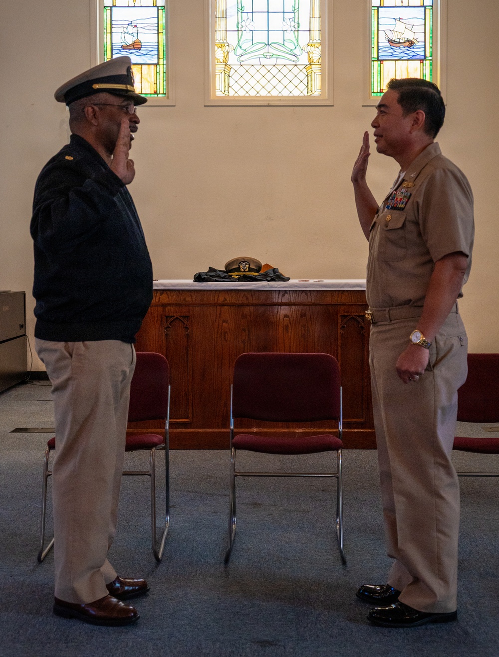 Lt. Cmdr. Hylanie K. Chanwilliams Promotes to Commander