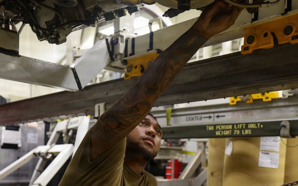 Abraham Lincoln conducts routine operations