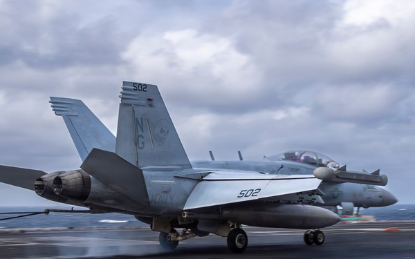 Abraham Lincoln conducts routine flight operations