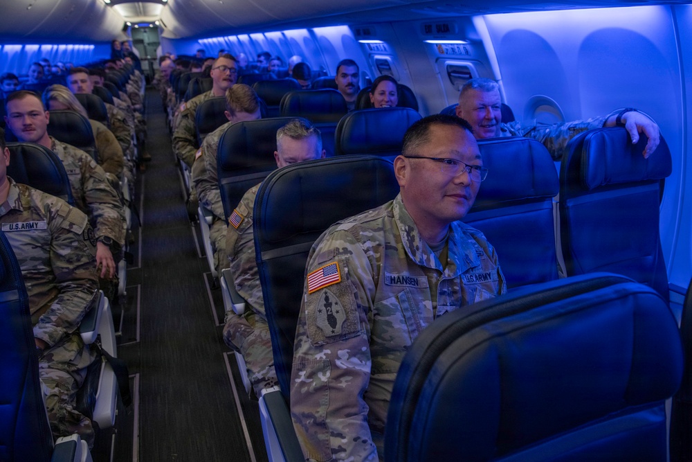 Oregon Guardsmen return to Portland, completing their mission with Task Force Rose Shield
