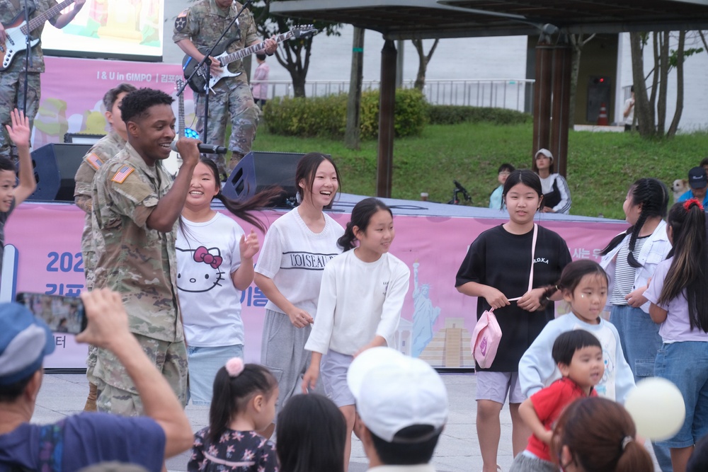 Eighth Army Rock Band Performs at Gimpo City Global Festival