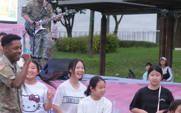 Eighth Army Rock Band Performs at Gimpo City Global Festival