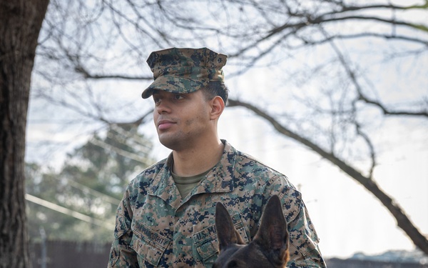 K9 Handlers at MCAS Cherry Point