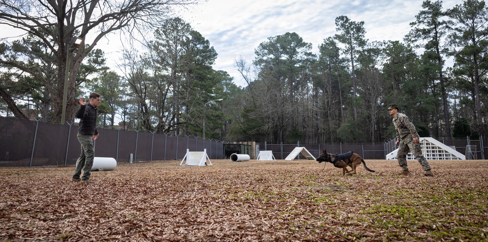 K9 Handlers at MCAS Cherry Point