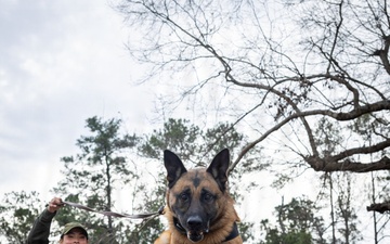 K-9 Handlers at MCAS Cherry Point