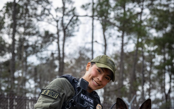 K9 Handlers at MCAS Cherry Point