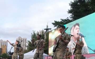 Eighth Army Rock Band Performs at Gimpo City Global Festival