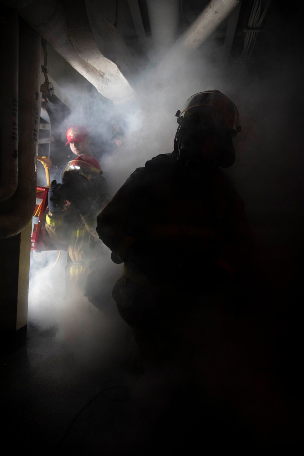 Abraham Lincoln conducts damage control training