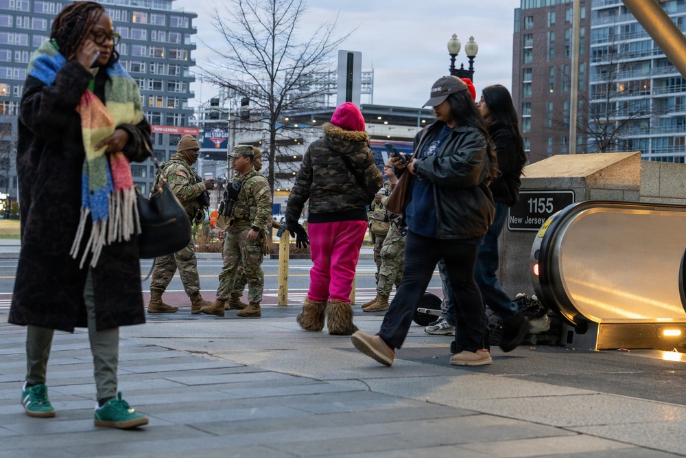Visible Presence: National Guard Patrols Support D.C. Safe and Beautiful Mission