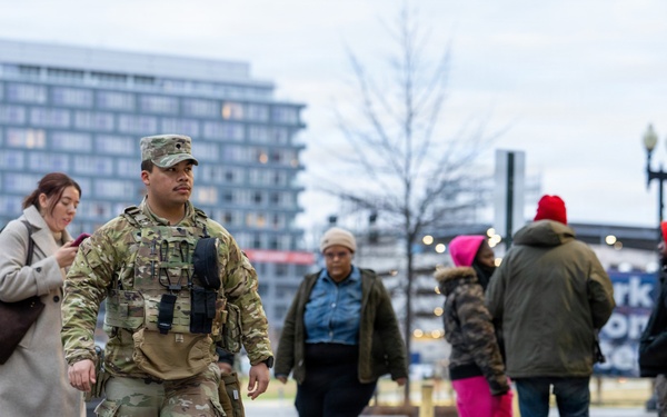 Visible Presence: National Guard Patrols Support D.C. Safe and Beautiful Mission