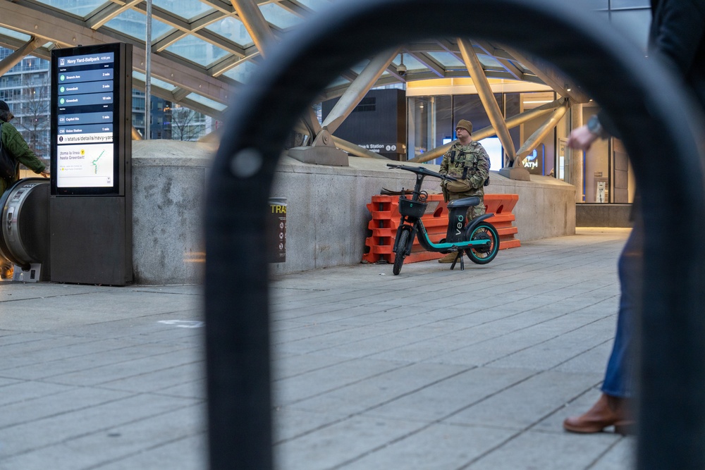 Visible Presence: National Guard Patrols Support D.C. Safe and Beautiful Mission