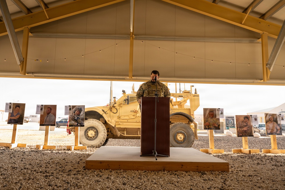 332nd Expeditionary Security Forces Squadron, AFOSI host Hustler 6 Memorial
