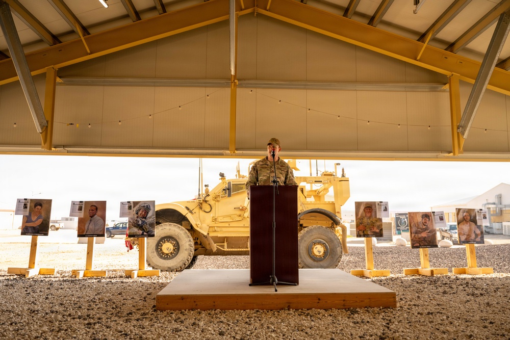 332nd Expeditionary Security Forces Squadron, AFOSI host Hustler 6 Memorial