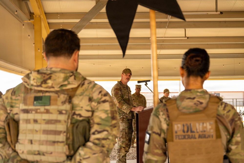 332nd Expeditionary Security Forces Squadron, AFOSI host Hustler 6 Memorial