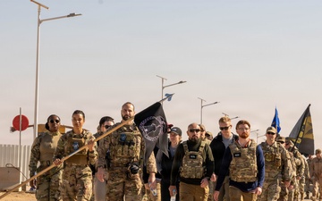 332nd Expeditionary Security Forces Squadron, AFOSI host Hustler 6 Memorial