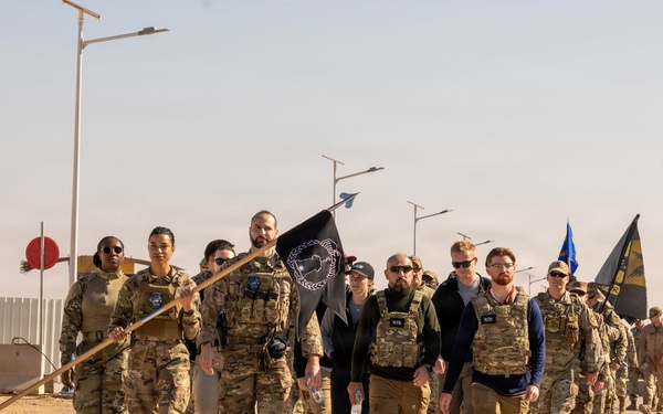 332nd Expeditionary Security Forces Squadron, AFOSI host Hustler 6 Memorial