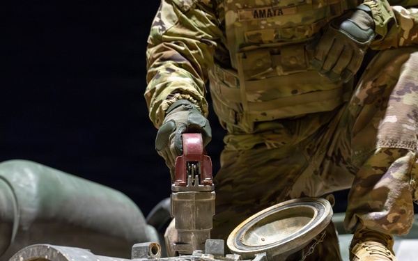 332nd Air Expeditionary Wing receives M1 Abrams tanks