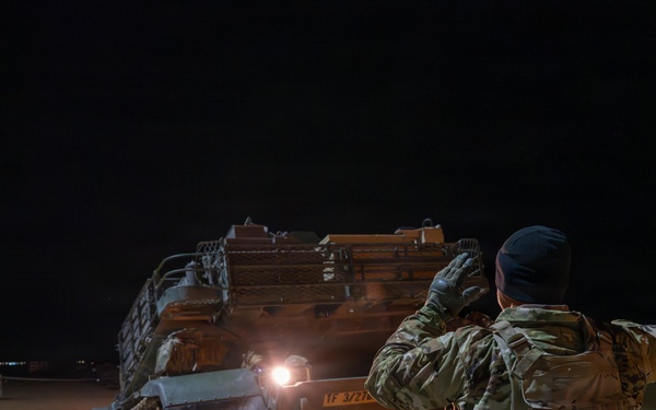 332nd Air Expeditionary Wing receives M1 Abrams tanks