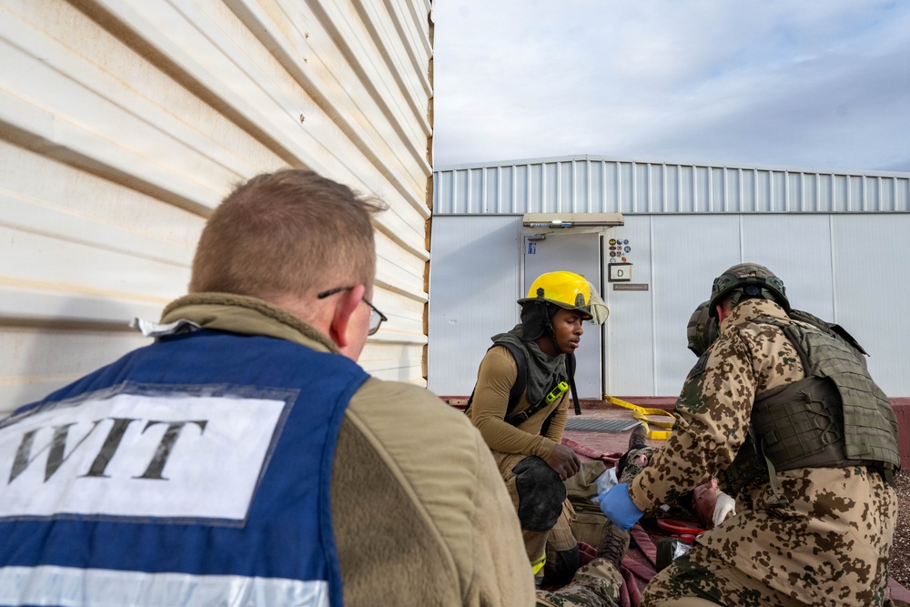 332nd ECES and 332nd EMDS aid in German exercise