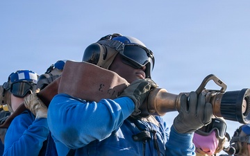 USS Tripoli Conducts General Quarters Drill