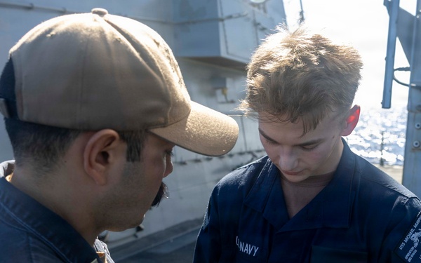 USS Michael Murphy Shipmate Promotes