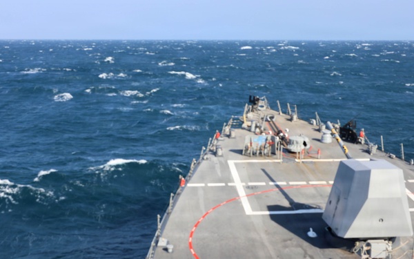 USS Roosevelt (DDG 80) Transits Bab El-Mandeb