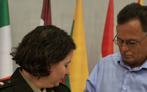 MAJ Branham promotion ceremony