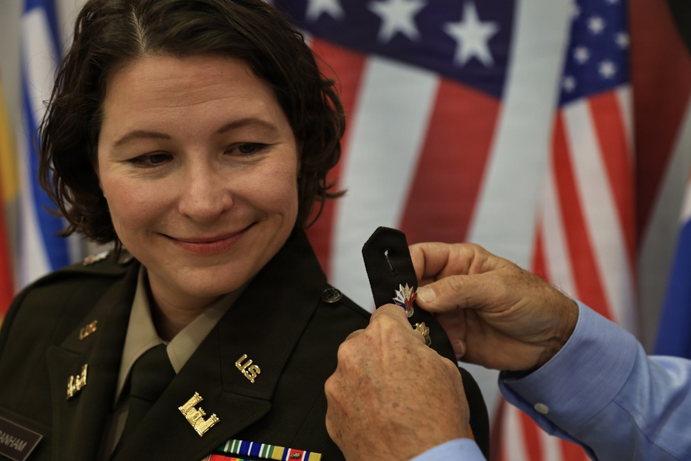 MAJ Branham promotion ceremony