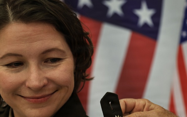 MAJ Branham promotion ceremony