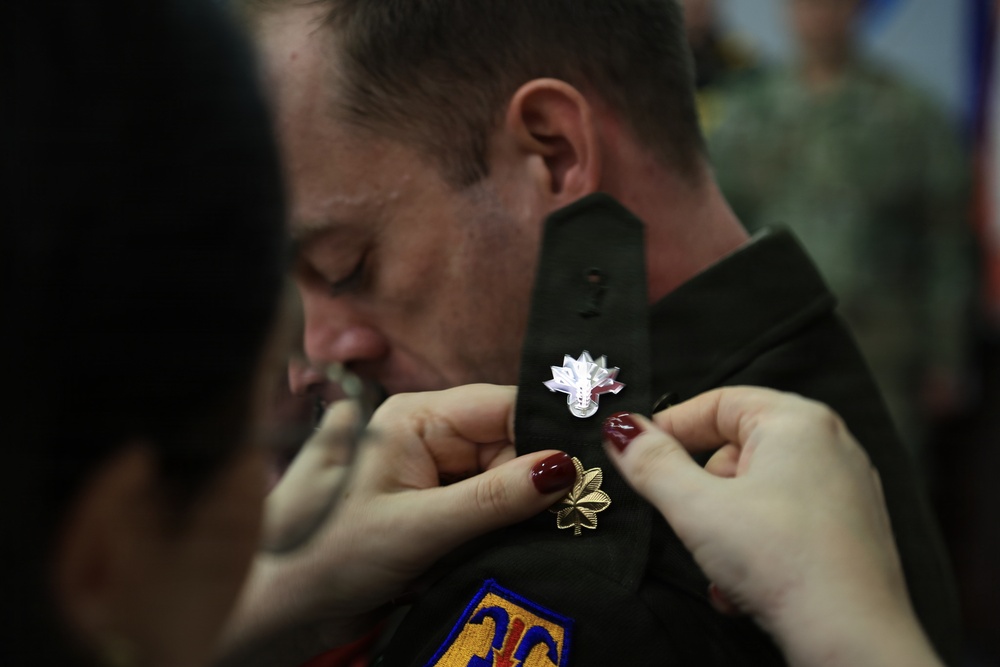 MAJ Eyerly promotion Ceremony